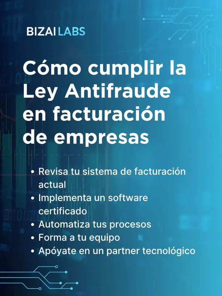 Cómo cumplir la Ley Antifraude en la facturación de empresas